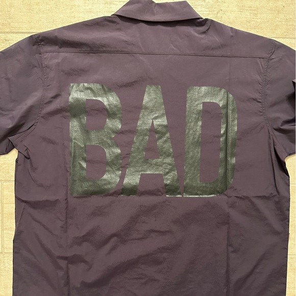 NWT "TOO BAD" collared shirt by Tee Library - Picture 7 of 14